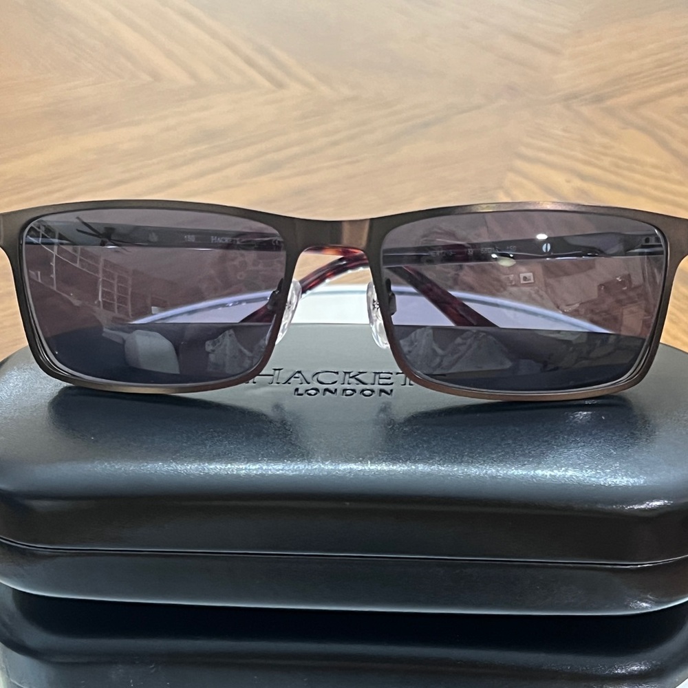 Hackett London Brown and Copper Tone Sunglasses
